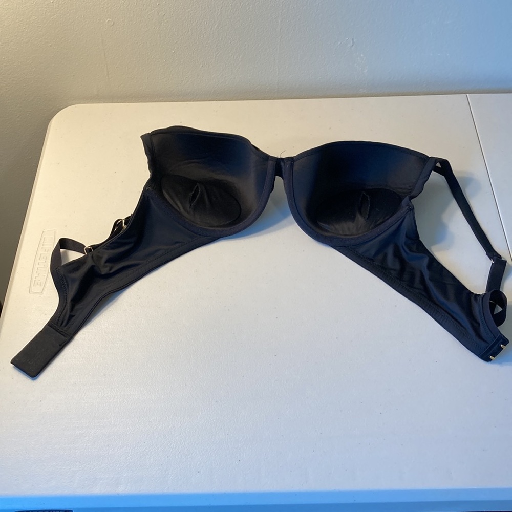 ThirdLove Black Mesh Lined Plunge Bra Size 38C - Picture 4 of 4